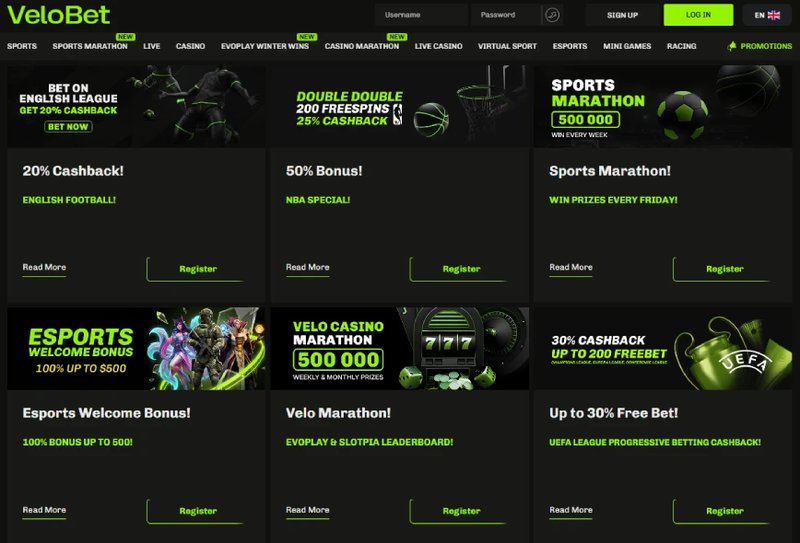 Velobet casino in GB