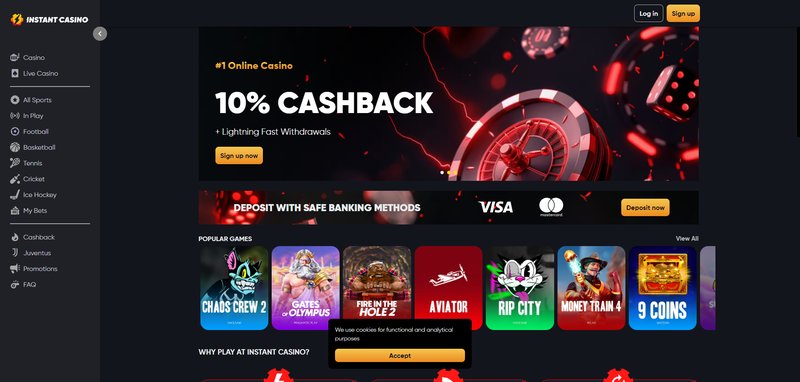 Meilleur instant casino login à France